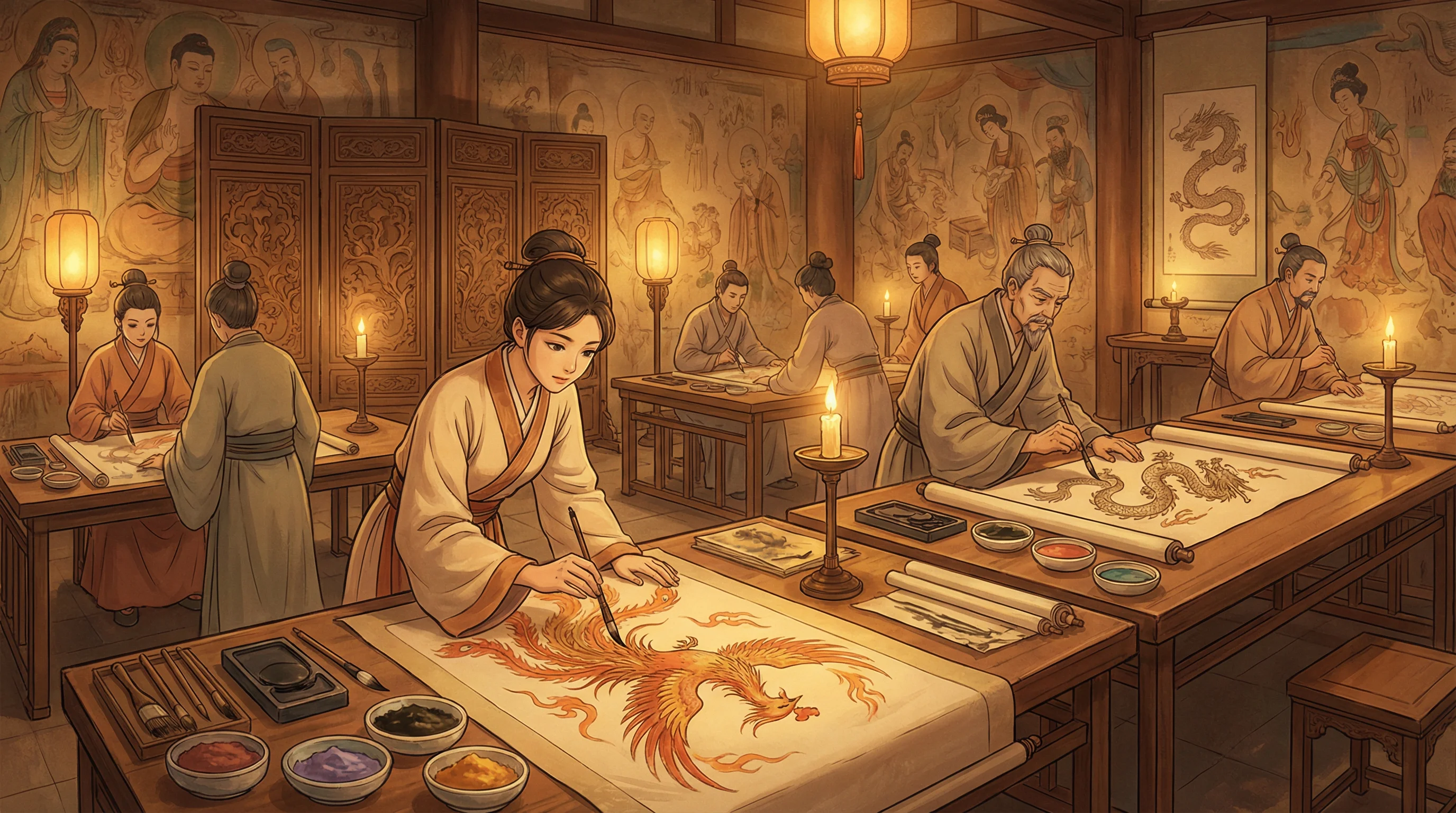 画师入驻 - 怎么发红包 国风动漫画师